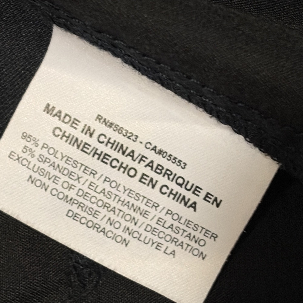 Nike Golf Pants Mens 34x32 Black Dri-FIT Performance Golf Chinos - Picture 6 of 11